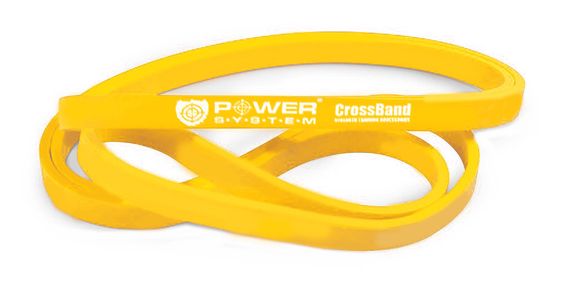 Еспандер-петля (гумка для фітнесу і кроссфіту) Power System PS-4051 CrossFit Level 1 Yellow (опір 4-25 кг) | Зображення 4