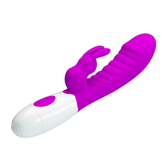 Вібратор - Pretty Love Naughty Bunny Vibrator Purple Sex Aura | Зображення 5