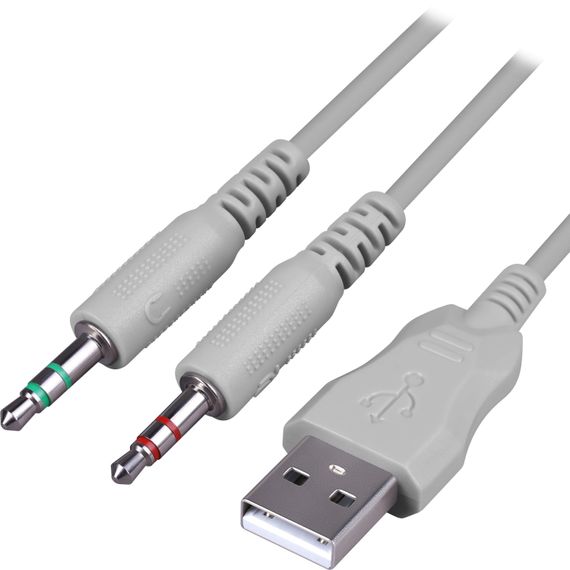 Гарнітура Defender Eclipse, USB, 2м, White | Зображення 6