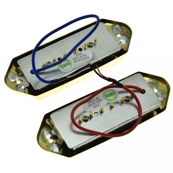 Вінтажні датчики хамбакери Epiphone P90 alnico для електрогітари гітари хром | Зображення 4