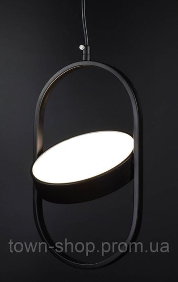 Люстра потолочная LED DE33C-bk Черный 40-240х10х18 см. | Зображення 8