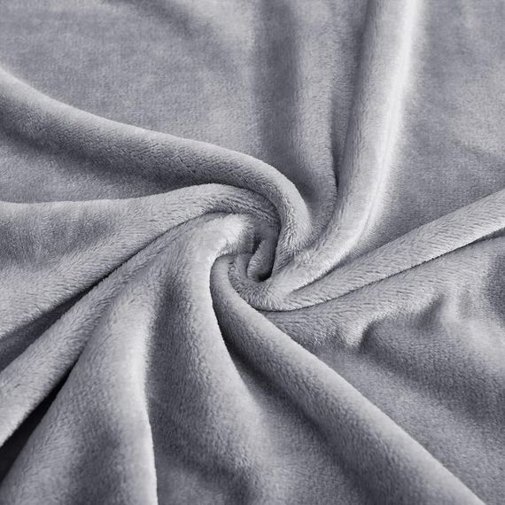 Плед флісовий сірий Love You 150 x 200 см | Зображення 2