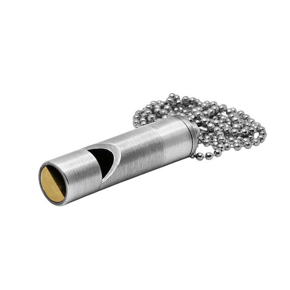 Запальничка Капсула Бензинова Герметична Брелок З Свистком | Зображення 1