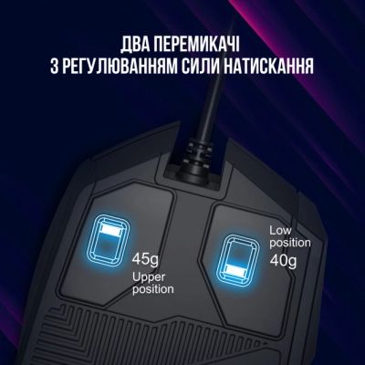 Мышка Lorgar Stricter 579 RGB USB Black (LRG-GMS579) | Зображення 1