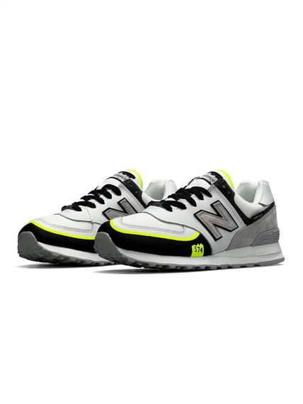 Кросівки чоловічі N3ew B3alan3ce 574 TP2 White Yellow Neon , В'єтнам 43 27,5 | Зображення 1