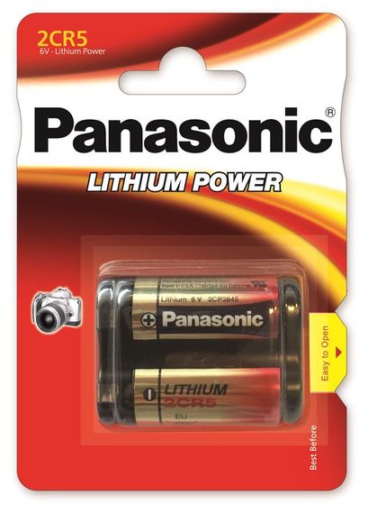 Батарейка Panasonic литиевая 2CR5 блистер, 1 шт. (2CR-5L/1BP)