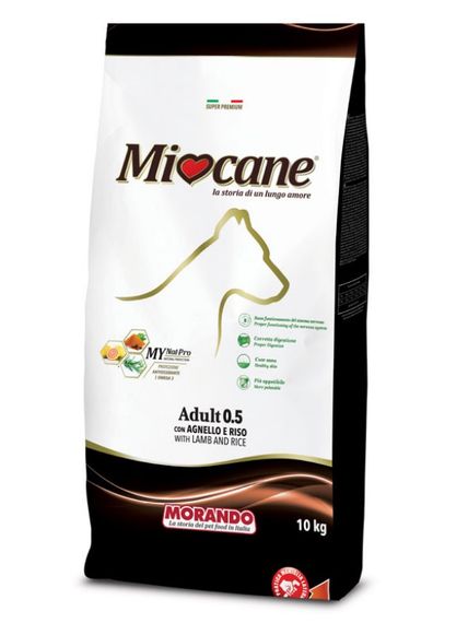 Корм Morando Miocane Adult Lamb and Rice сухий з ягнятком для дорослих собак середніх та великих порід 10 кг
