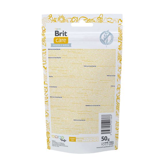 Ласощі Brit Care Functional Snack Shiny Hair д/котів для здоров я шкіри та шерсті з лососем 50 г | Зображення 2