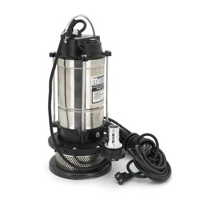 Занурювальний насос, 750W, 220V, до 3 м³/год, підйом до 20 м, 25мм, нержавіюча сталь, 400х230х230 мм, 6,8 кг. + перехідник