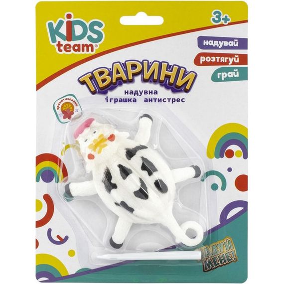 Дитяча надувна іграшка антистрес Тварини "Корова" CKS-10234C_1 | Зображення 2