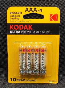 Батарейка мини-пальчиковая LR03 Kodak ULTRA Premium ( 4шт. )