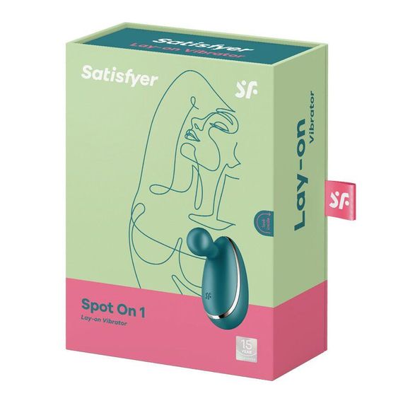 Вібратор для зовнішньої стимуляції Satisfyer Spot On 1 Green, гнучкий відросток | Зображення 4