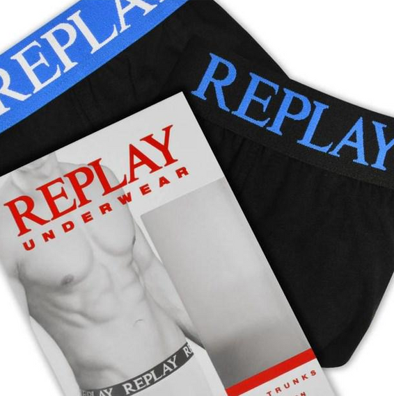 Мужские анатомические трусы боксеры Replay (2 шт) | Зображення 5