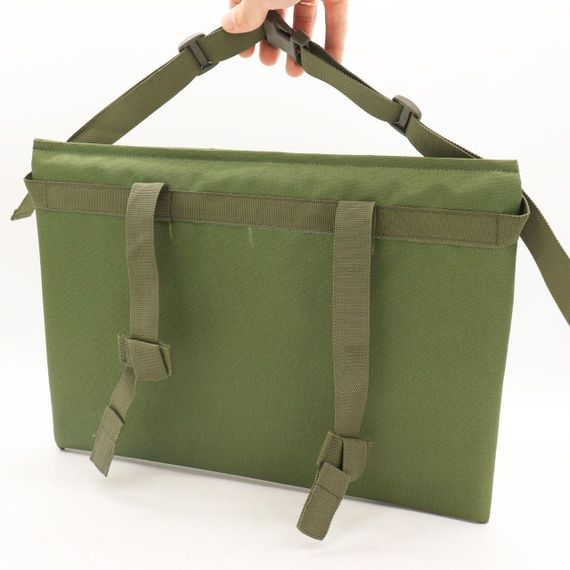 Тактический каремат для сидения 10 мм, (40х27см), Олива / Переносная тактическая сидушка | Зображення 2