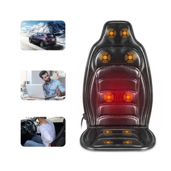 Масажна накидка для крісла з функцією прогріву Relax JB-616B (41508-15944_1016) | Зображення 2