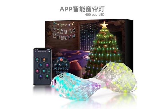 Гірлянда Кінський хвіст XPRO SFK-02 APP Bluetooth USB 10 ниток по 2м + пульт (44884-16898_483) | Зображення 2