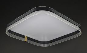 Люстра світлодіодна стельова LED світильник для квартири на стелю лед 27891 Білий 8х50х50 см.