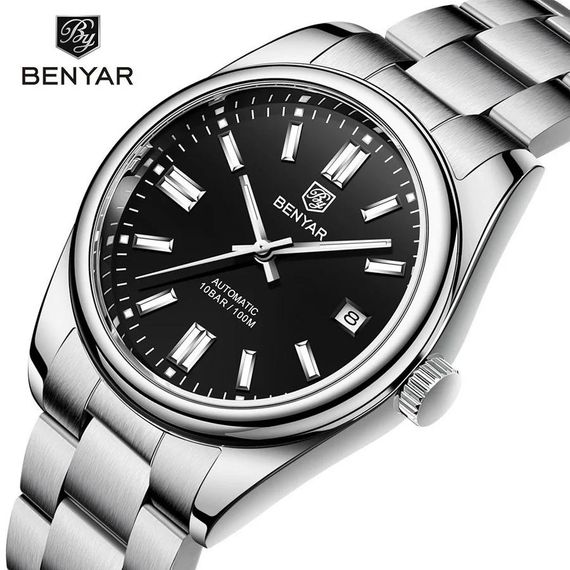 Чоловічий годинник Benyar BY-5185 Black | Зображення 1