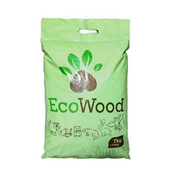 Наповнювач для туалету для тварин EcoWood деревинний 7 кг E-800580