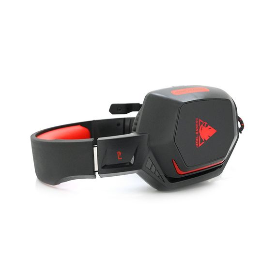 Наушники ведущие с подсветкой Jedel GH-233, Black/Red | Зображення 4