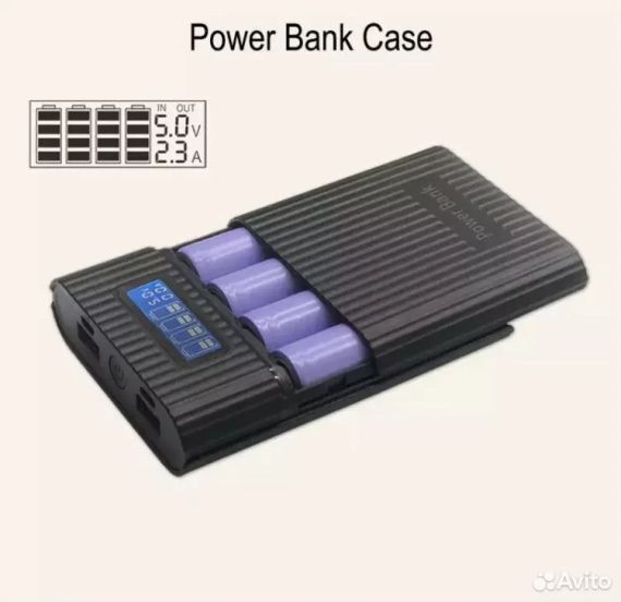 Зарядное устройство - power bank для 18650, портативная тревел-зарядка | Зображення 4