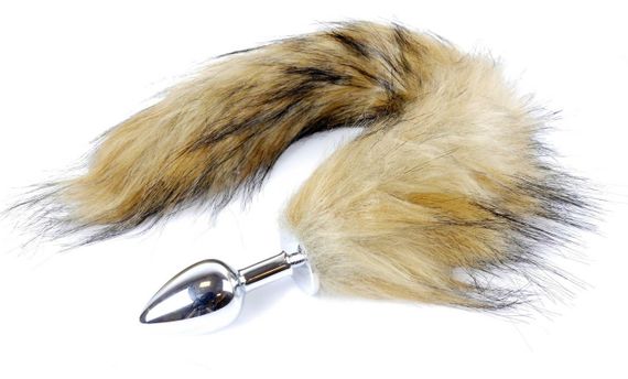Анальна пробка ( розмір S ) із хвостом Boss Series - Fox TAIL Brown XL, BS6400098 sexstyle | Зображення 6