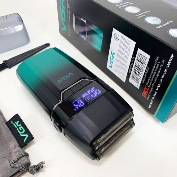 Профессиональная электробритва с насадками VGR V-308, Электробритва для профессионального бритья EJ-71 | Зображення 1