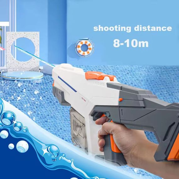 Водяний акумуляторний автомат Water Gun 2307 (650ml) with lithium battery White | Зображення 2