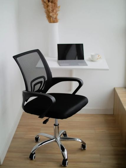 Кресло офисное на колесах Bonro Бонро B-619 Black (40030000) | Зображення 5