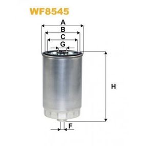 Фильтр топливный Wixfiltron WF8545