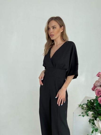 Жіночий комбінезон чорного кольору р. L 377983 | Зображення 3