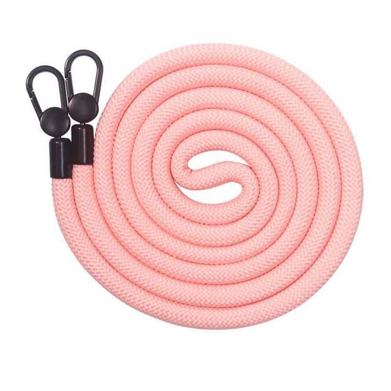 Чохол TPU Transparent with Straps для Apple iPhone 14 Pro (6.1") Light Pink | Зображення 1