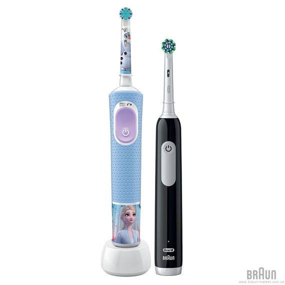Електрощітка BRAUN Oral-B D103 Frozen (3+) + Pro 1 D305 (Family Edition) | Зображення 1
