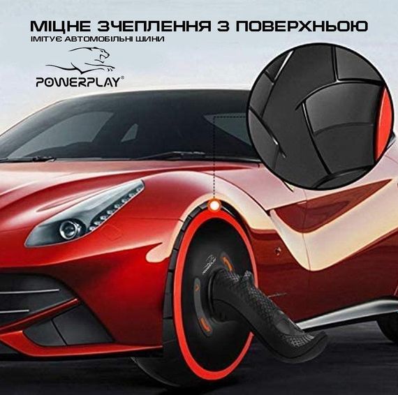 Колесо для преса PowerPlay 4326 зі зворотним механізмом AB Wheel Pro Чорно-червоне | Зображення 6