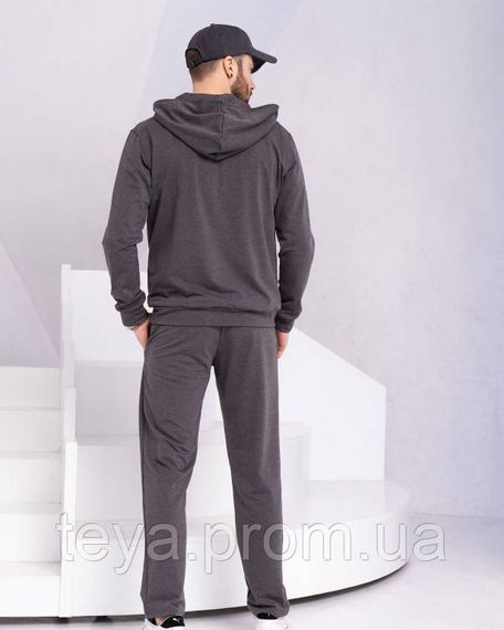 Спортивний костюм колір темно-сірий розміри 3XL, XXL, XL, S FI_009534 | Зображення 2
