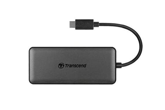 Хаб Transcend USB Type-C HUB 6 ports microSD/SD Black (TS-HUB5C)