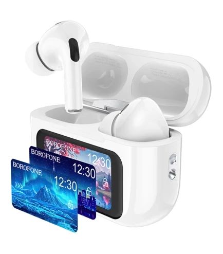 Бездротові блютус навушники з мікрофоном BOROFONE BW76 білий | Зображення 3