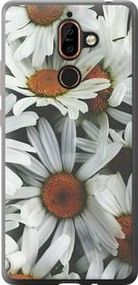 Чохол на Nokia 7 Plus Ромашки v2 із пластику FCh_028830