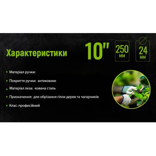 Секатор 250 мм (PS-22250) Alloid | Зображення 3