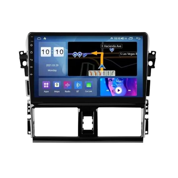 Штатна магнітола серії Mekede M700S під Toyota Vios 2013-2016, Yaris 2013-2016 10 дюймів