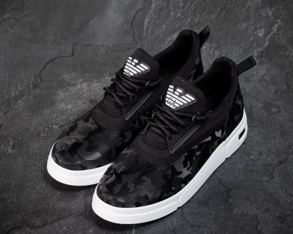 Кросівки Emporio Armani EA7 Exchange Camo Black/White