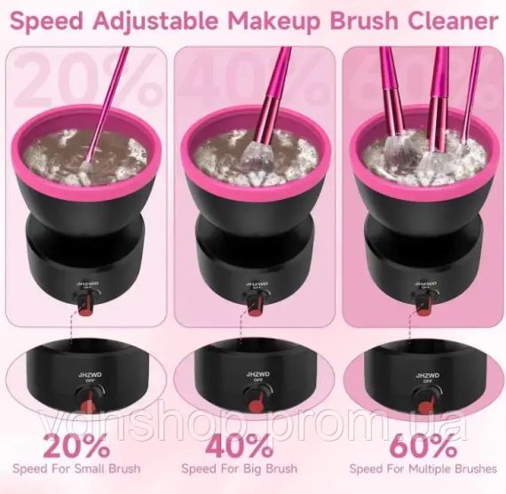 Електро очищувач для пензликів, силіконовий автоматичний очищувач AND 1-45 | Зображення 2