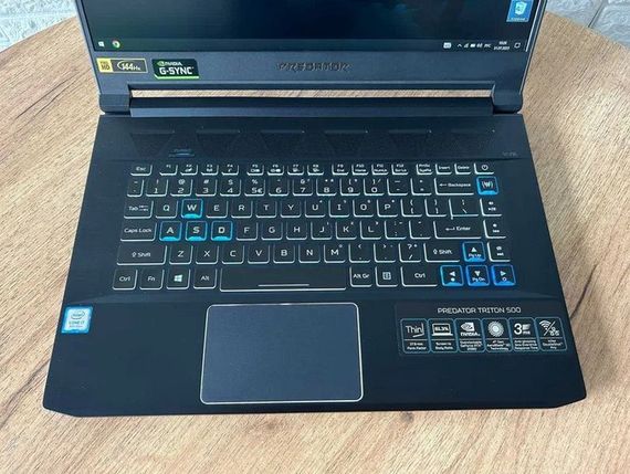Ноутбук  Acer Triton 500 15,6" 144Hz i7 8750H 16Gb SSD 512Gb RTX 2080 MaxQ Б/У | Зображення 3
