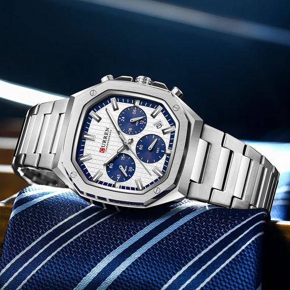 Годинник C1ur1ren 8459 Silver-White | Зображення 1