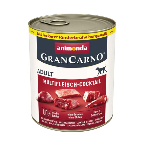 Корм вологий Carny Adult Multi Meat Cocktail для дорослих собак мультим ясний коктейль 800 г