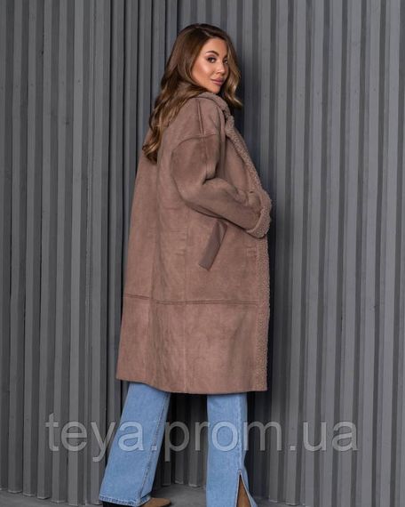 Пальто колір коричневий розмір XL FI_008884 | Зображення 2
