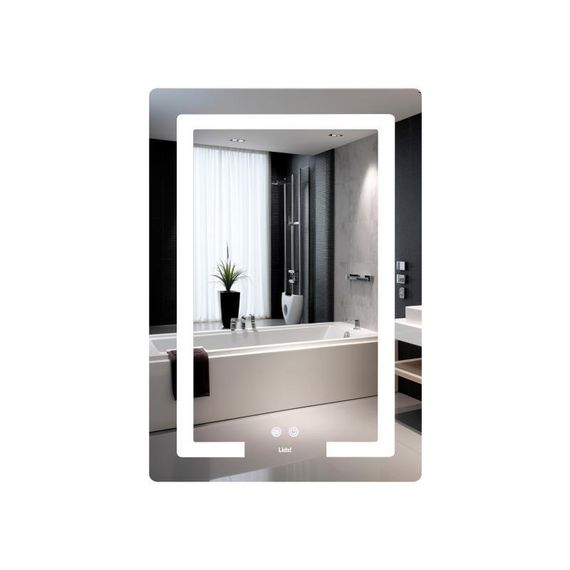 Дзеркало Lidz Kubis (KU2) 600х800 з LED-підсвіткою Touch, з антизапотіванням, з димером, рег. яскравості LD78LF937608048449