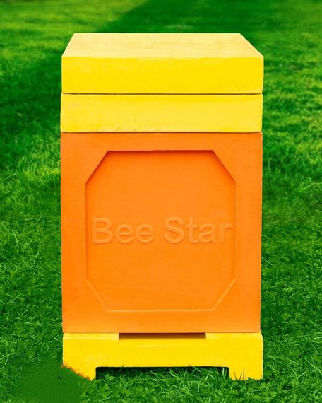Вулик ППУ “BeeStar” (1 корпус Дадан 300 мм + годівниця на 6 рамок) – кольоровий | Зображення 2