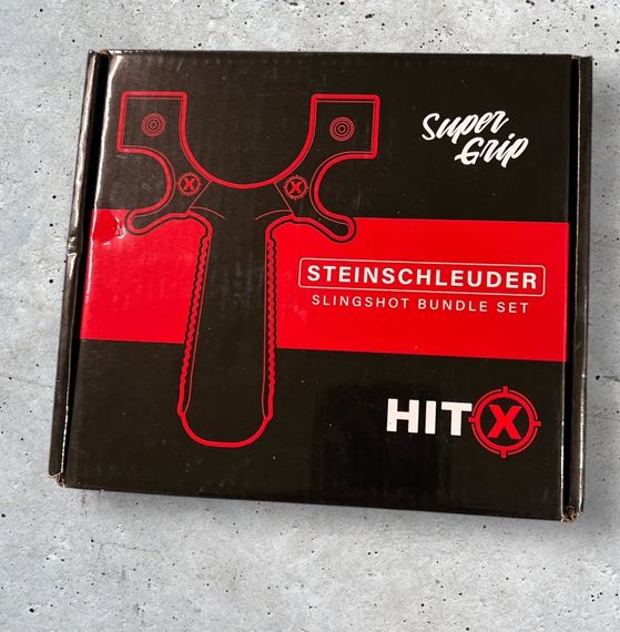 Комплект Zwille Slingshot, эргономичная деревянная ручка, рогатка Slingshot с резинкой, сверхпрочная, верхнее