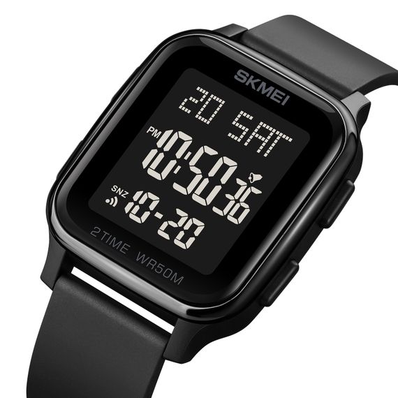 Наручний годинник Skmei 1858BK Black | Зображення 1